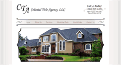 Desktop Screenshot of mycolonialtitle.com