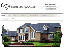 Tablet Screenshot of mycolonialtitle.com